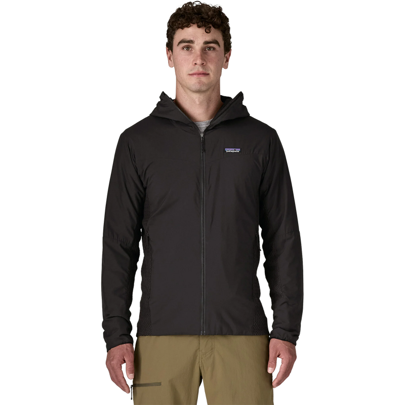 Men's Nano-Air Light Hybrid Hoody, Patagonia Men's Nano-Air Light Hybrid Hoody in BLK Black