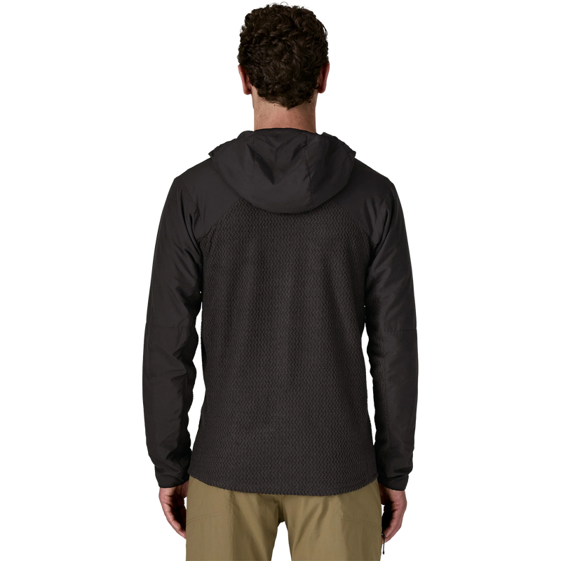 Men's Nano-Air Light Hybrid Hoody, Patagonia Men's Nano-Air Light Hybrid Hoody in BLK Black back