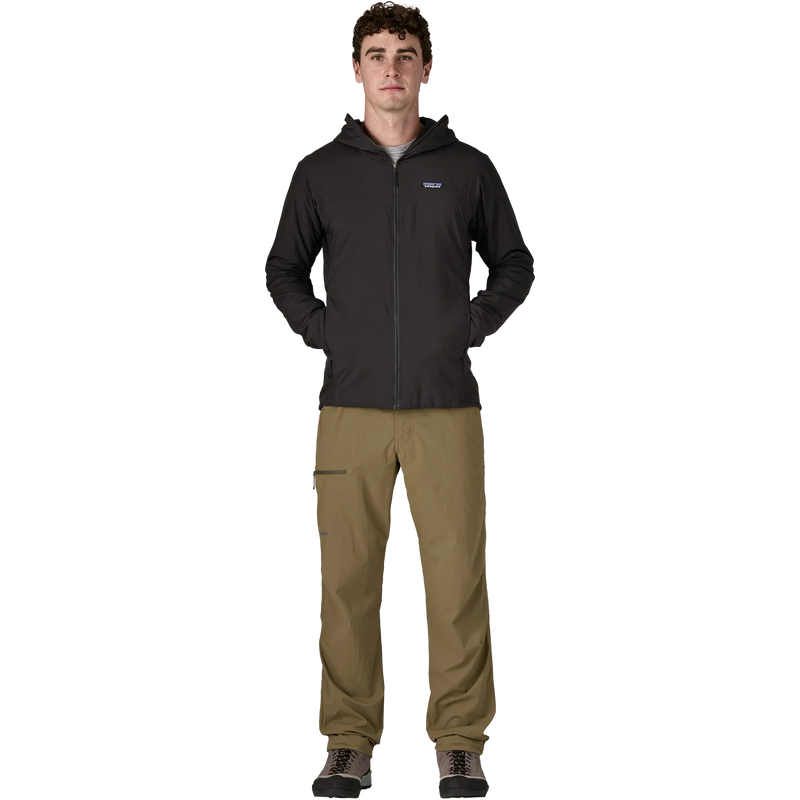 Men's Nano-Air Light Hybrid Hoody, Patagonia Men's Nano-Air Light Hybrid Hoody in BLK Black front