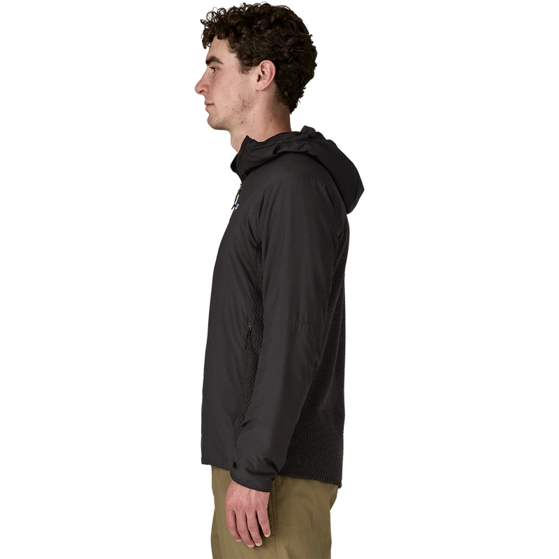 Men's Nano-Air Light Hybrid Hoody, Patagonia Men's Nano-Air Light Hybrid Hoody in BLK Black left