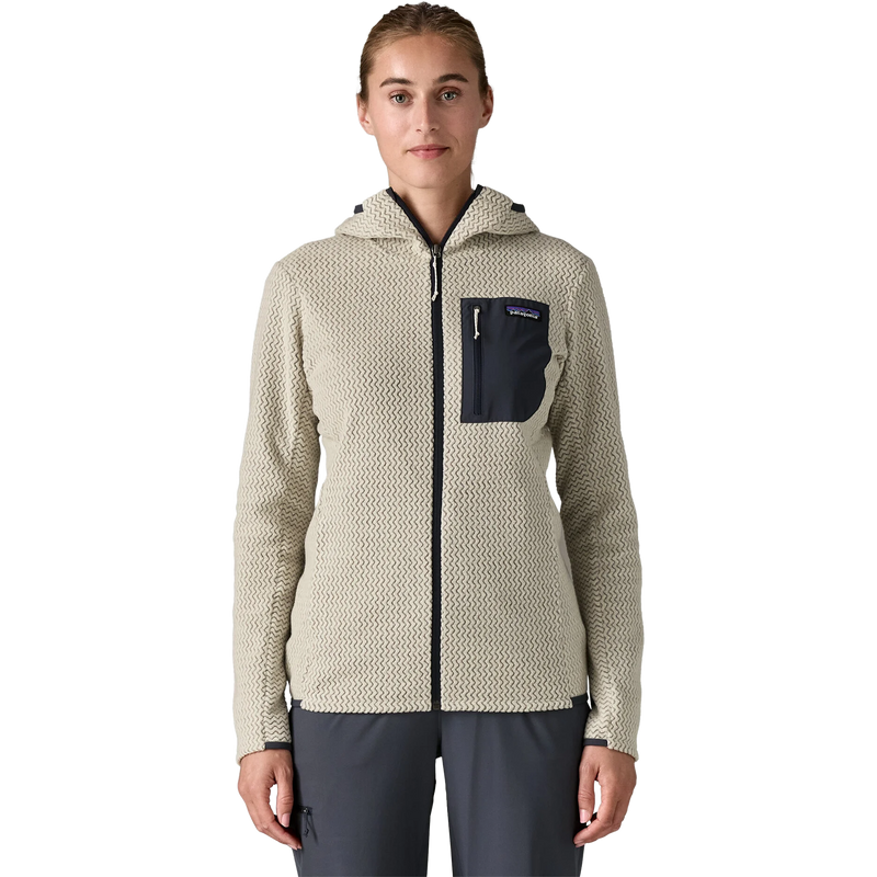 Women's R1 Air Full-Zip Hoody, Patagonia Women's R1 Air Full-Zip Hoody in WLWT Wool White