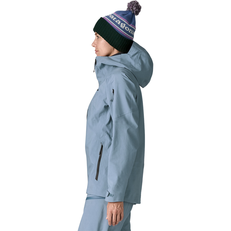 Women's PowSlayer Gore-Tex Jacket, Patagonia Women's PowSlayer Gore-Tex Jacket in BNLB-Barnacle Blue left
