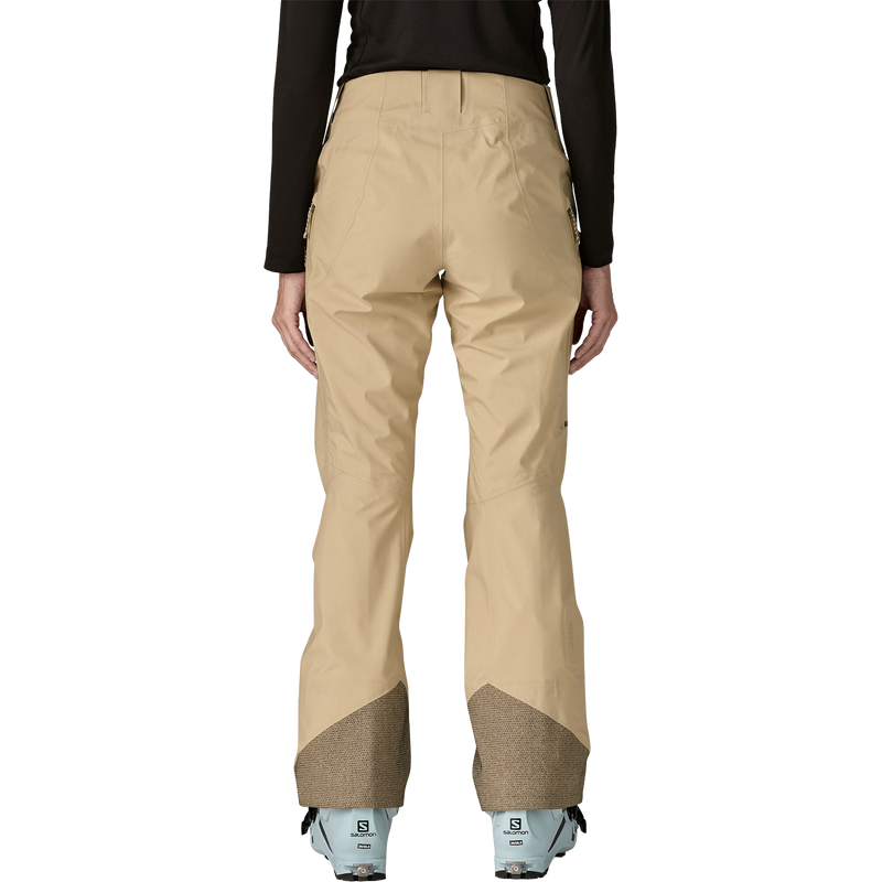 Women's Untracked Gore-Tex Pants, Patagonia Women's Untracked Gore-Tex Pants in ORTN Oar Tan back