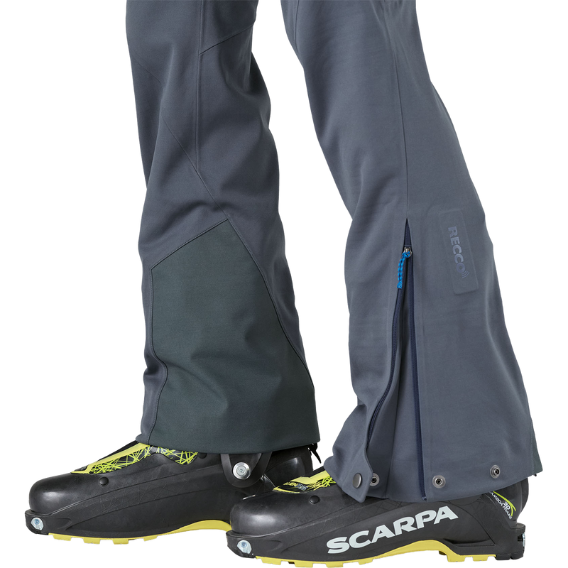 Women's Upstride Pants, Patagonia Women's Upstride Pants in SMDB Smolder Blue cuffs