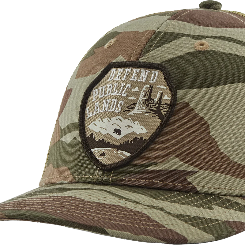 Defend Public Lands LoPro Trucker Hat, Patagonia Defend Public Lands LoPro Trucker Hat Patch