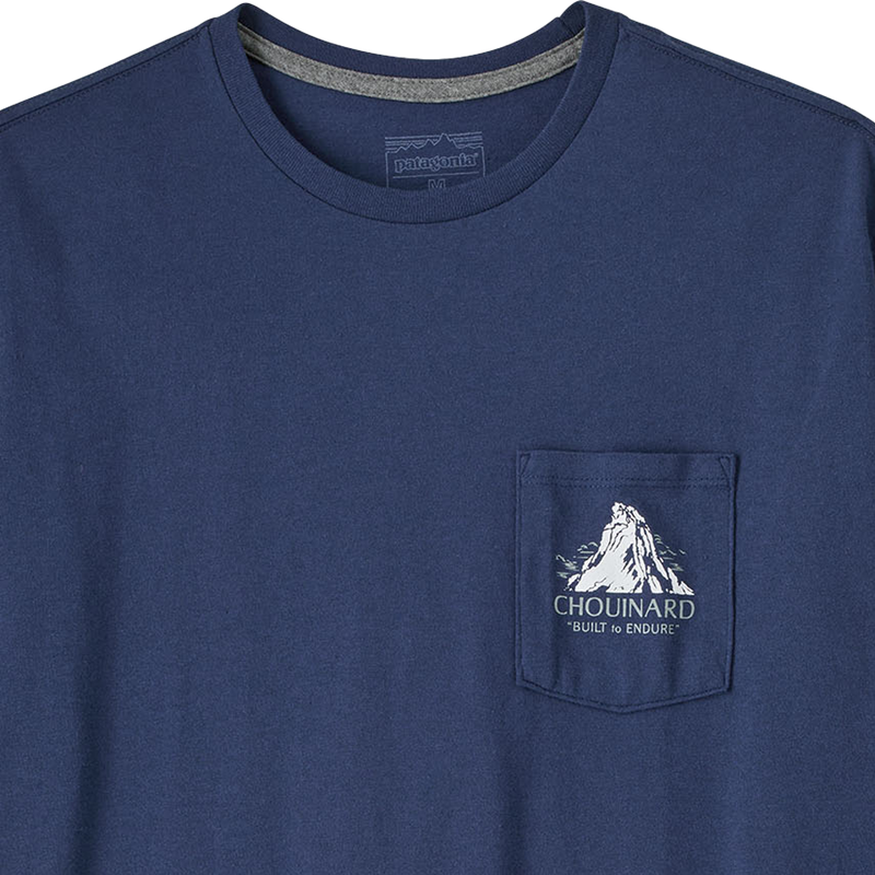 Men's Chouinard Crest Pocket Responsibili-Tee, Patagonia Men's Chouinard Crest Pocket Responsibili-Tee Front Pocket