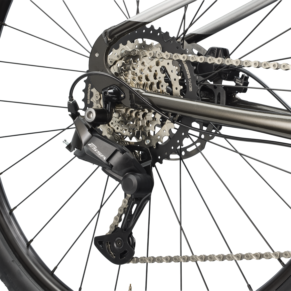 Cannondale Treadwell 2 rear tire drivetrain components