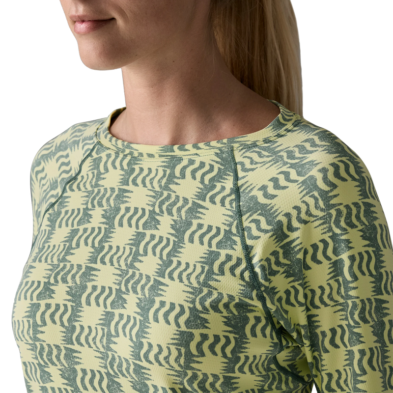 Women's Capilene Midweight Crew, Patagonia Women's Capilene Midweight Crew shoulder