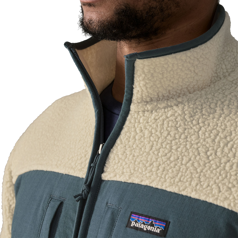 Men's Retro Pile Patch Jacket, Patagonia Men's Retro Pile Patch Jacket collar
