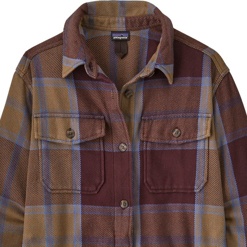 Patagonia Women's Fjord Loft Overshirt Jacket Chest Pockets