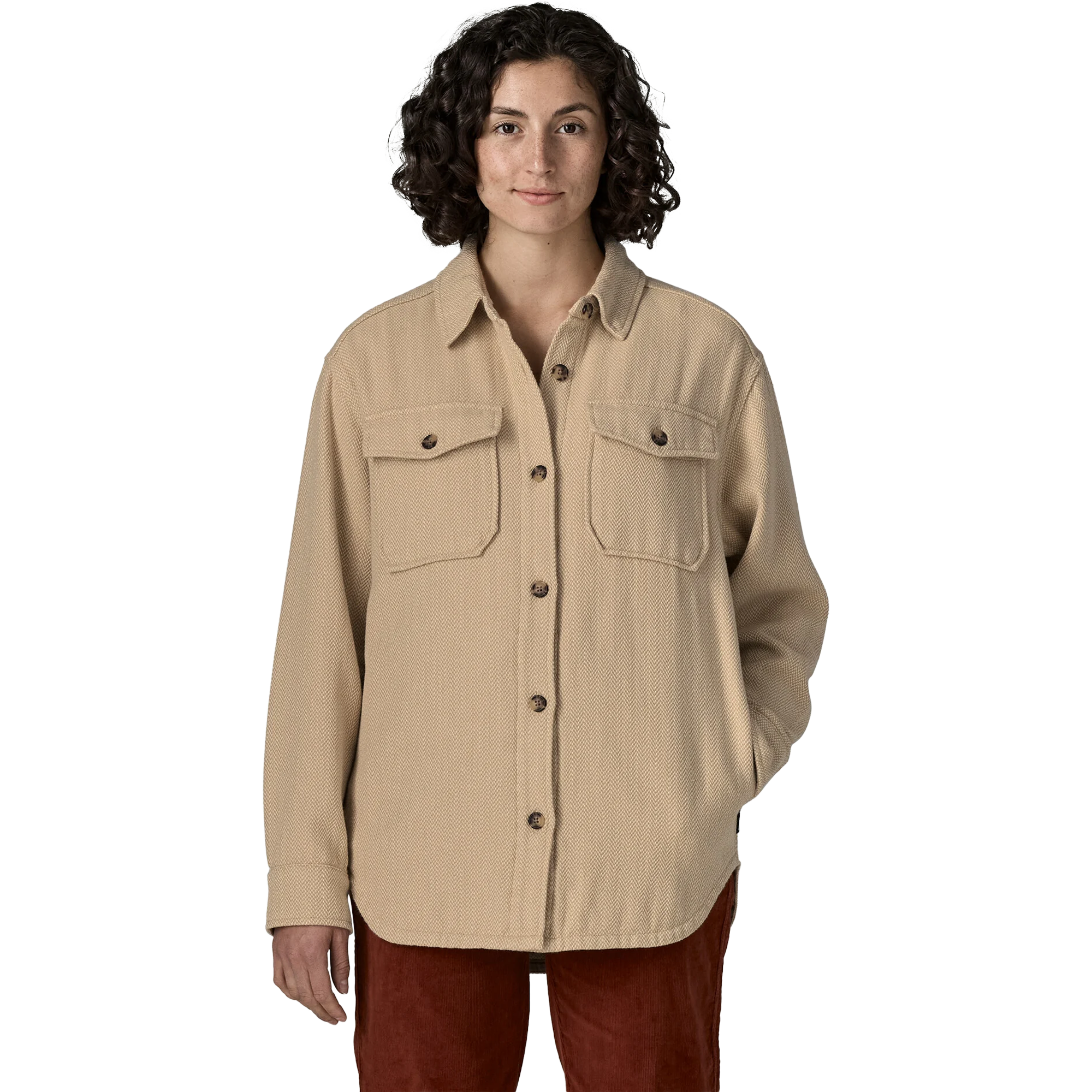 Patagonia Women's Fjord Loft Overshirt Jacket Front