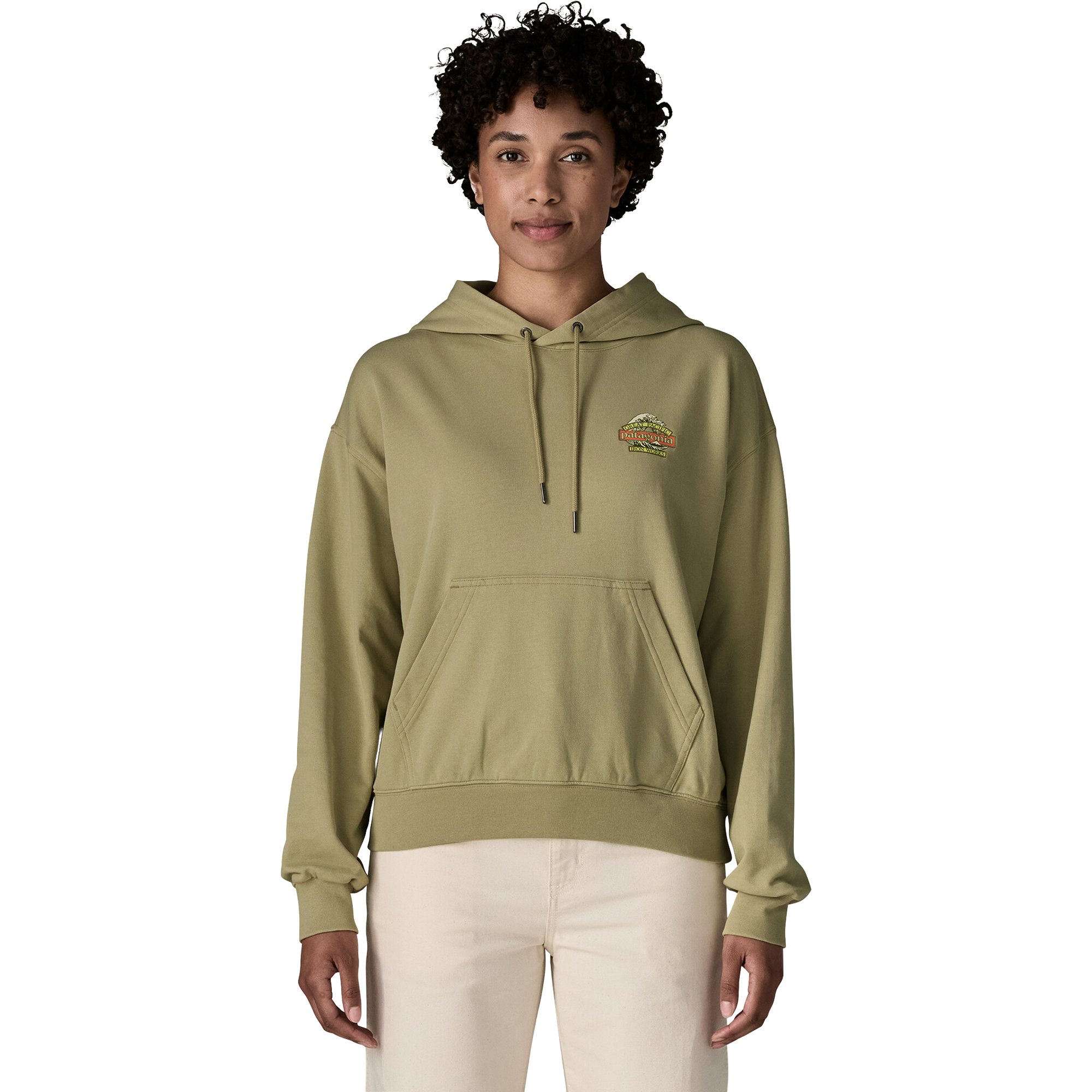Patagonia Women's Great Waves Daily Hoody Front on model