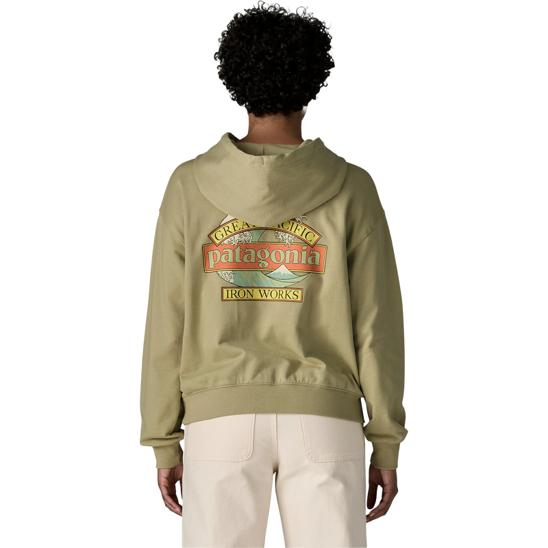 Patagonia Women's Great Waves Daily Hoody Back on model