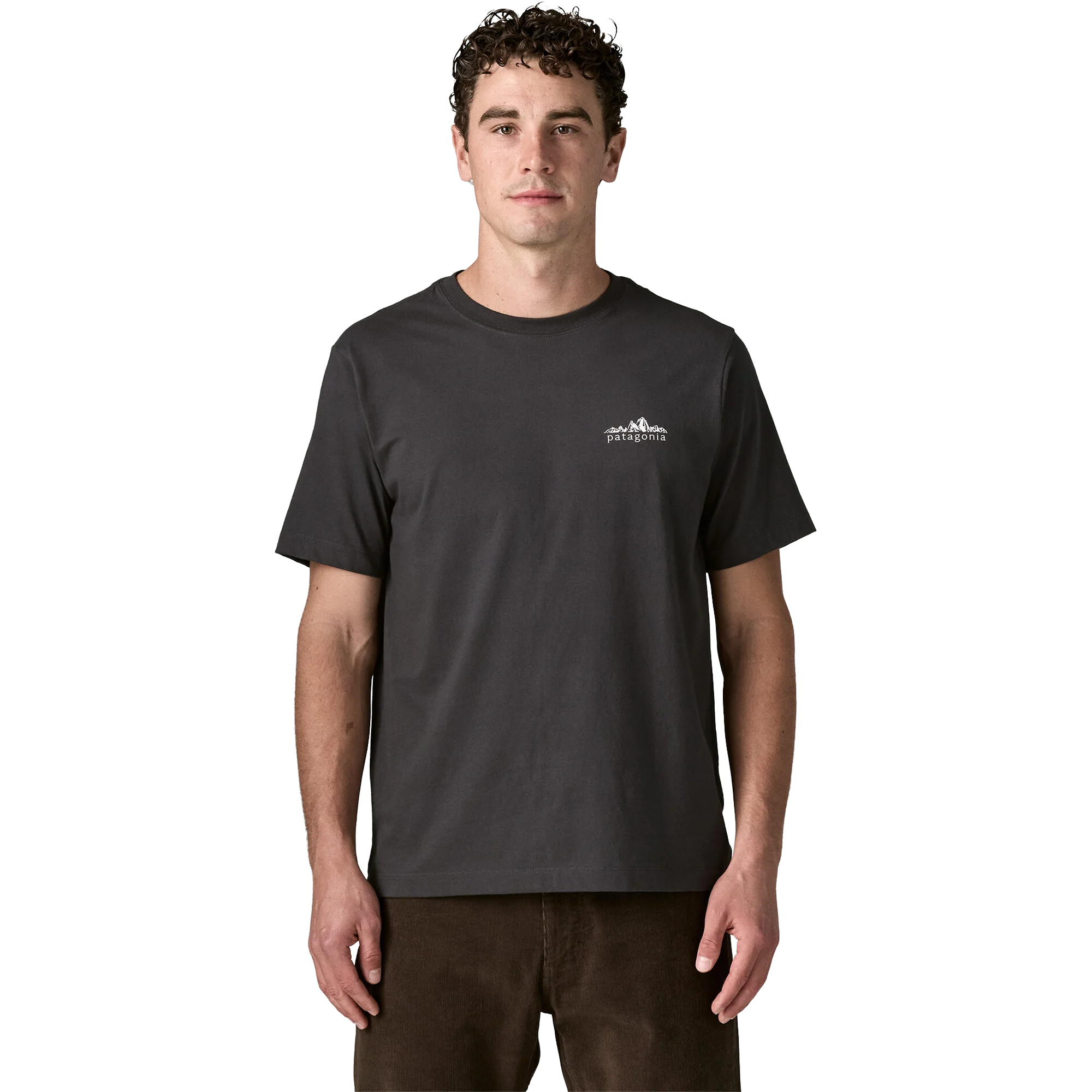 Patagonia Men’s Fitz Roy Foothills T-Shirt Front on model