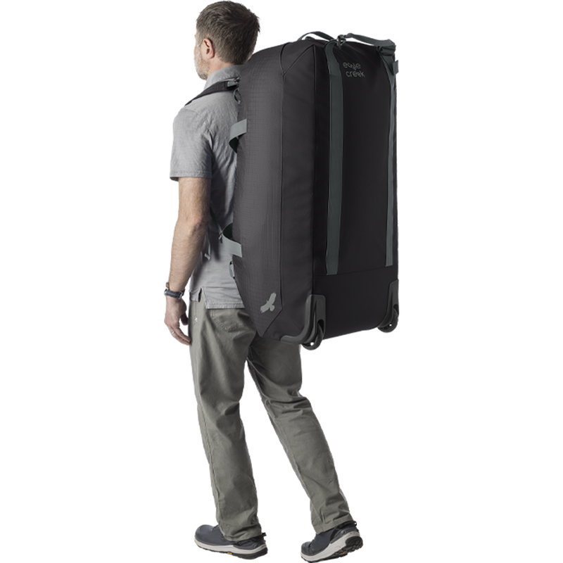 No Matter What Rolling Duffel 120L, Eagle Creek No Matter What Rolling Duffel 120L carrying as backpack