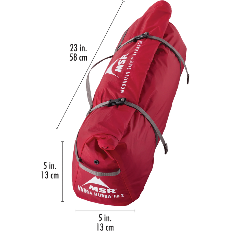 Hubba Hubba HD 2 Person, MSR Hubba Hubba HD 2-Person tent packed dimensions