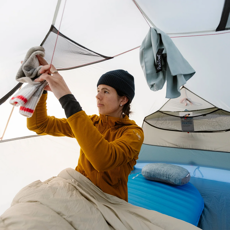 Hubba Hubba HD 2 Person, MSR Hubba Hubba HD 2-Person tent with camper inside
