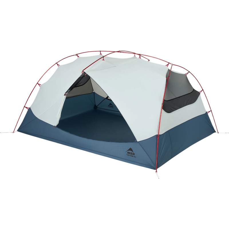 Hubba Hubba HD 3, MSR Hubba Hubba HD 3 Person tent door open