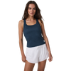 Vuori Women's Energy Racerback Tank in Blue Coast Heather