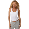 Vuori Women's Energy Racerback Tank in White