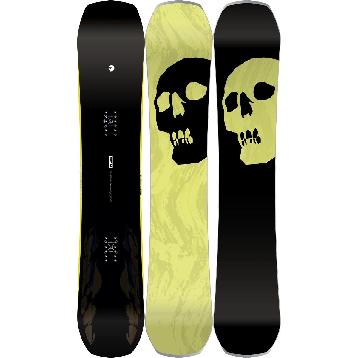 Black Snowboard of Death Wide alternate view