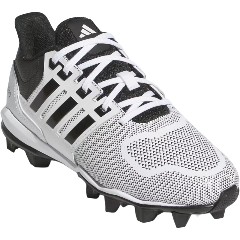 Youth Ultra MD K, Adidas Youth Ultra MD K in Cloud White Core Black angled 