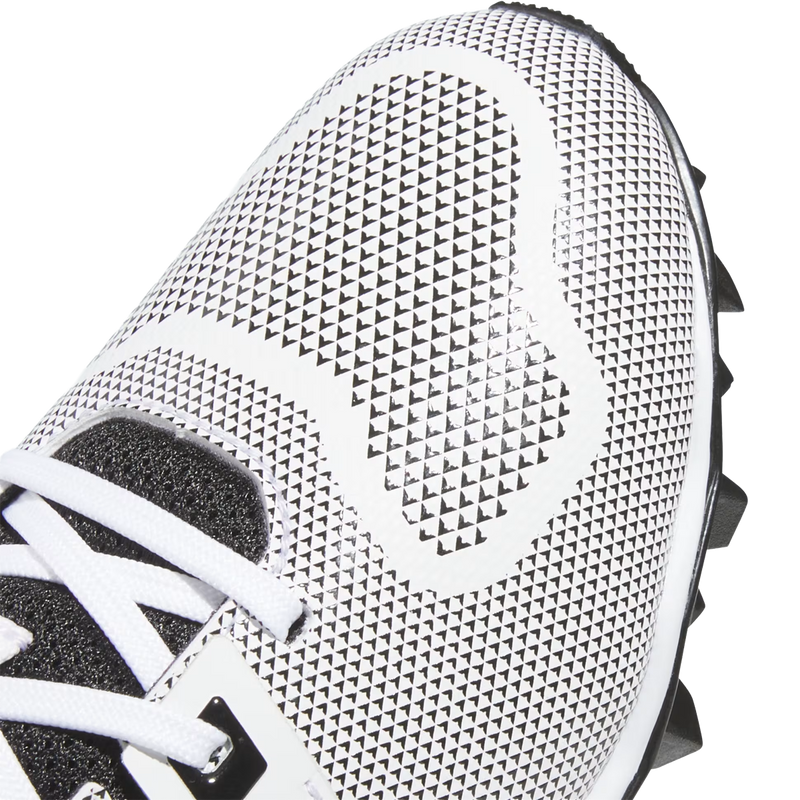 Youth Ultra MD K, Adidas Youth Ultra MD K in Cloud White Core Black toe detail