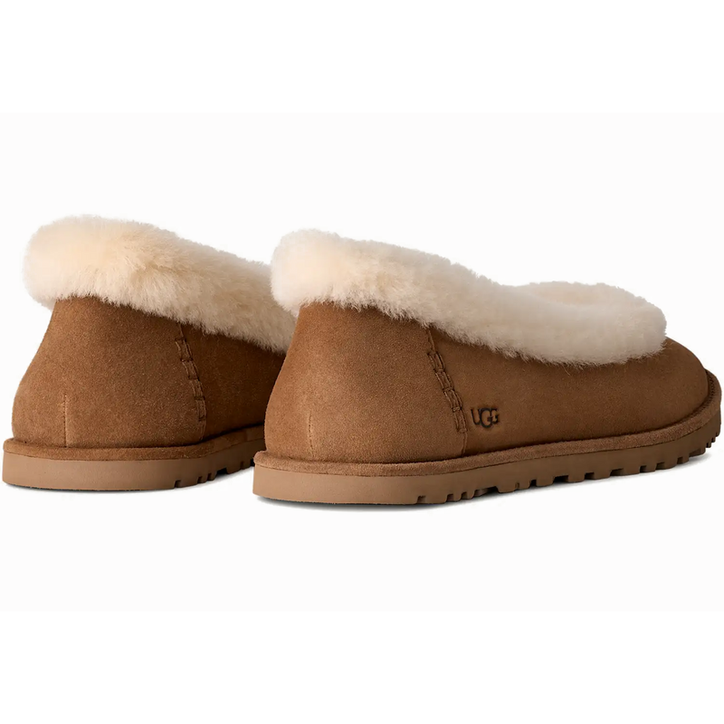 Women's Zora Ballet Flat, UGG Women's Zora Ballet Flat in CHE Chestnut pair right rear