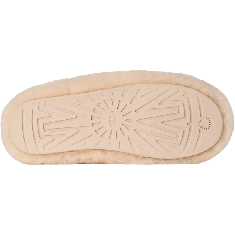 UGG Women's Elea Fluffed Slip-On in Natural bottom view