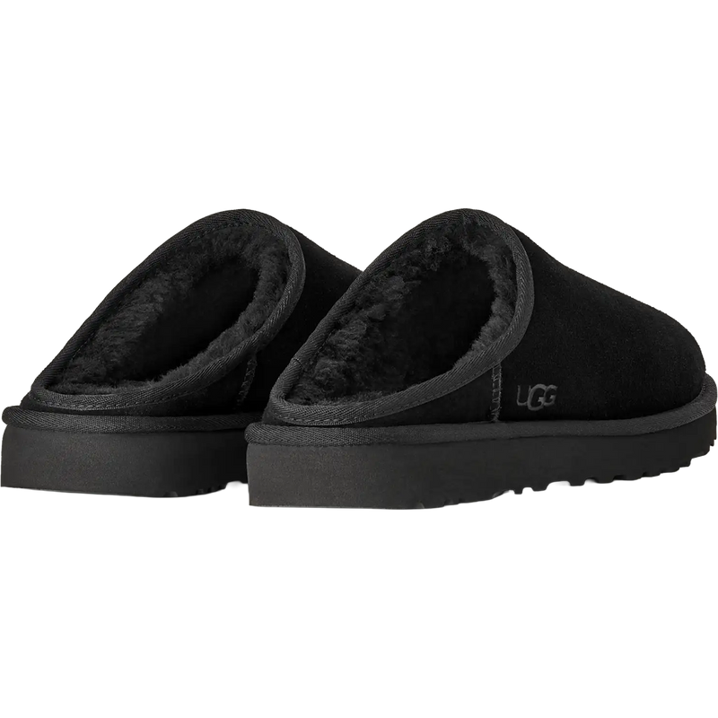UGG Men's Classic Slip-On in Black back view
