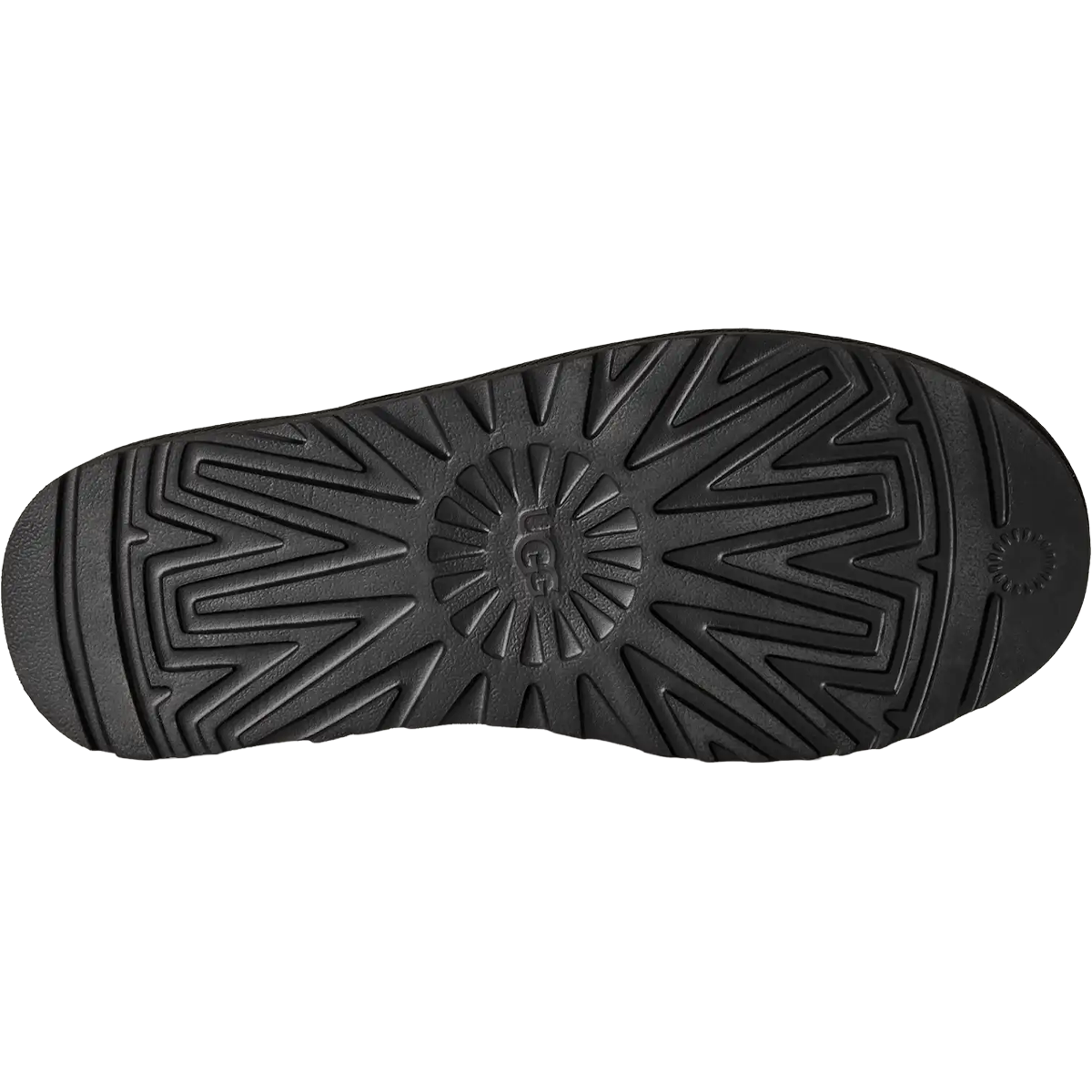 UGG Men's Classic Slip-On in Black bottom view
