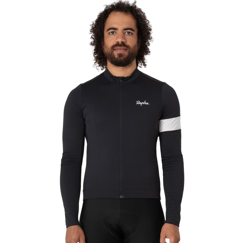 Men's Core Thermal Long Sleeve Jersey, Rapha Men's Core Thermal Long Sleeve Jersey front