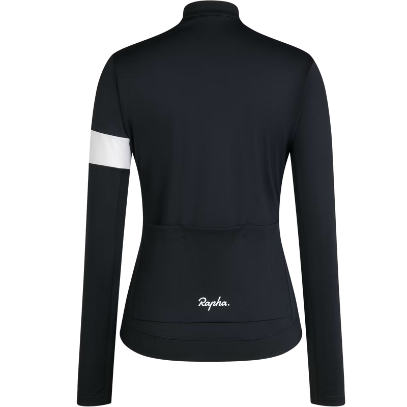Women's Core Thermal Long Sleeve Jersey, Rapha Women's Core Thermal Long Sleeve Jersey back