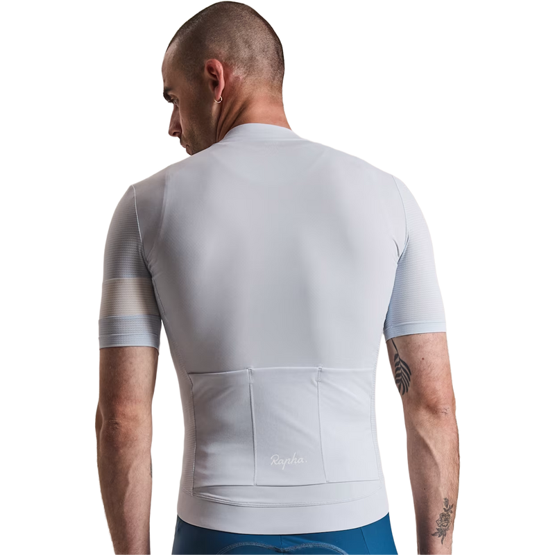 Men's Core Lightweight Jersey, Rapha Men's Core Lightweight Jersey back on model