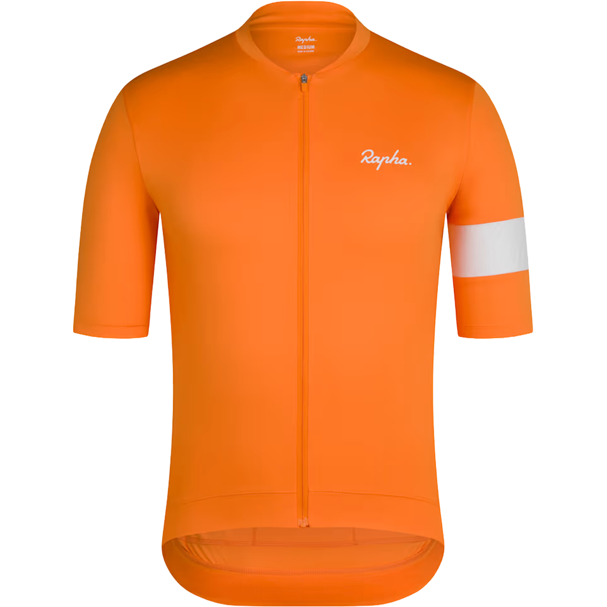Rapha Men's Core Jersey in Orange/White