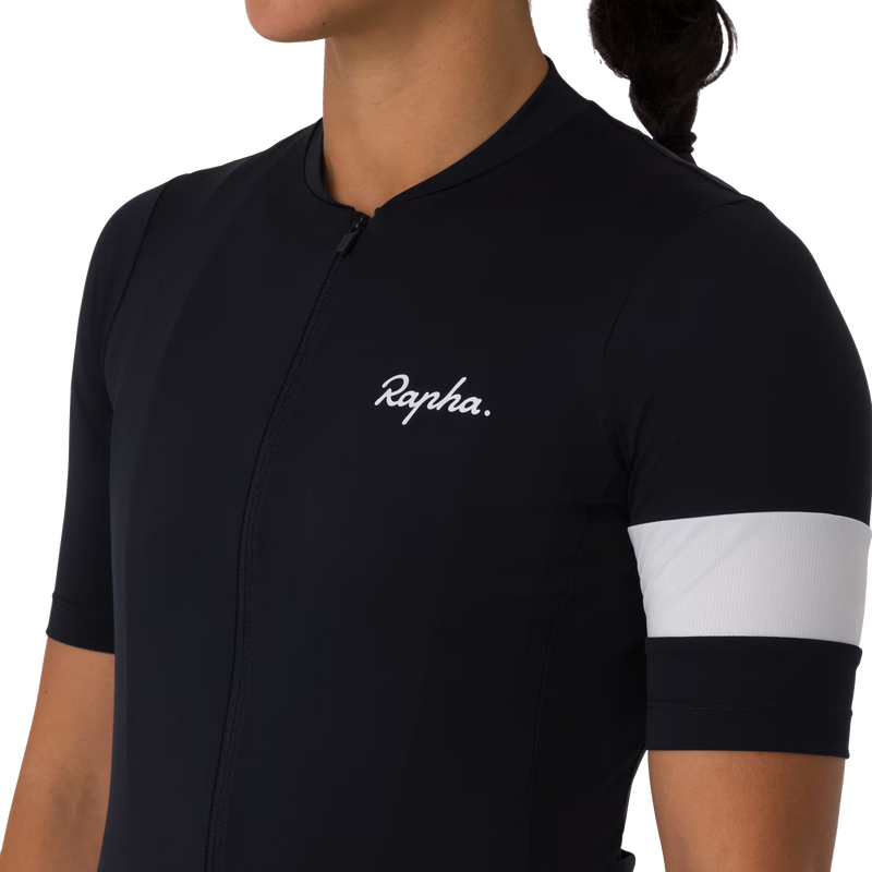 Women's Core Jersey, Rapha Women's Core Jersey chest zipper