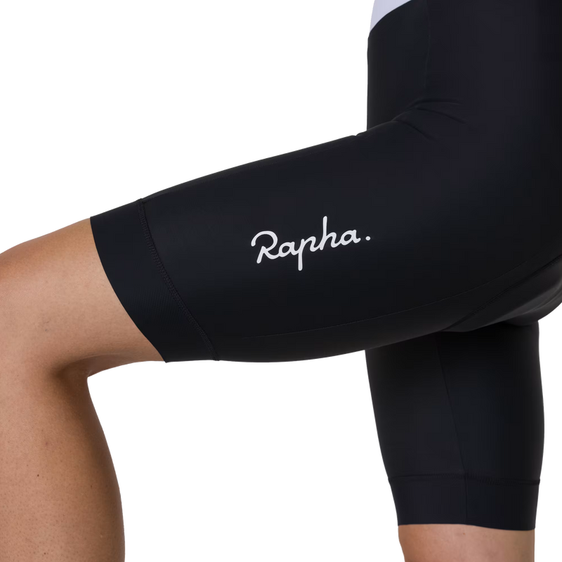 Women's Core Bib Shorts, Rapha Women's Core Bib Shorts logo
