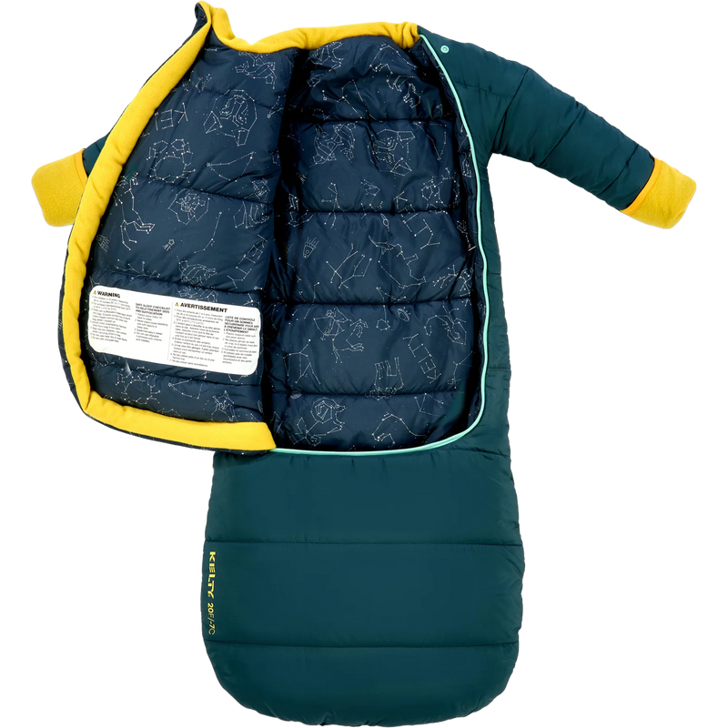 Space Cadet 30 Toddler 2-4T, Kelty Space Cadet 30 in Mediterranean unzipped