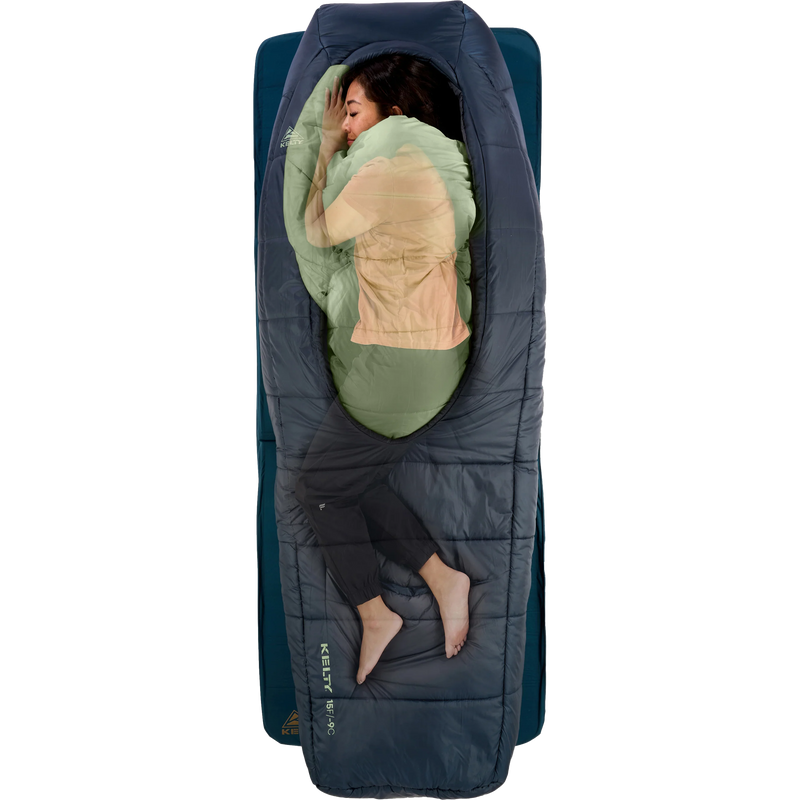 Eclipse 15 Regular, Kelty Eclipse 15 Regular Side Sleeping