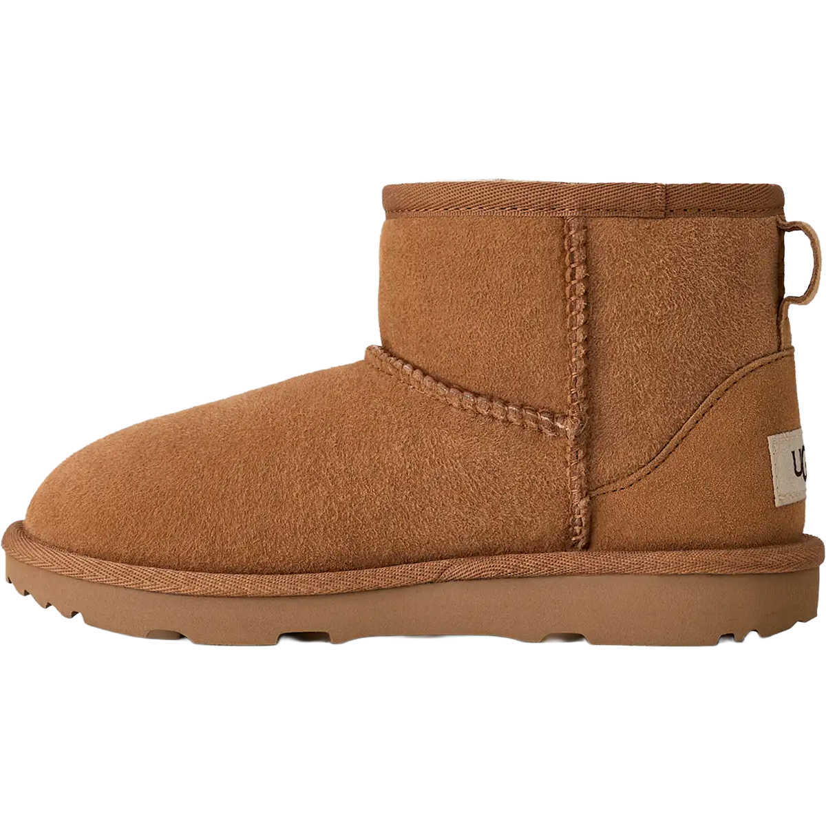 UGG Youth Classic Mini II in Chestnut left facing