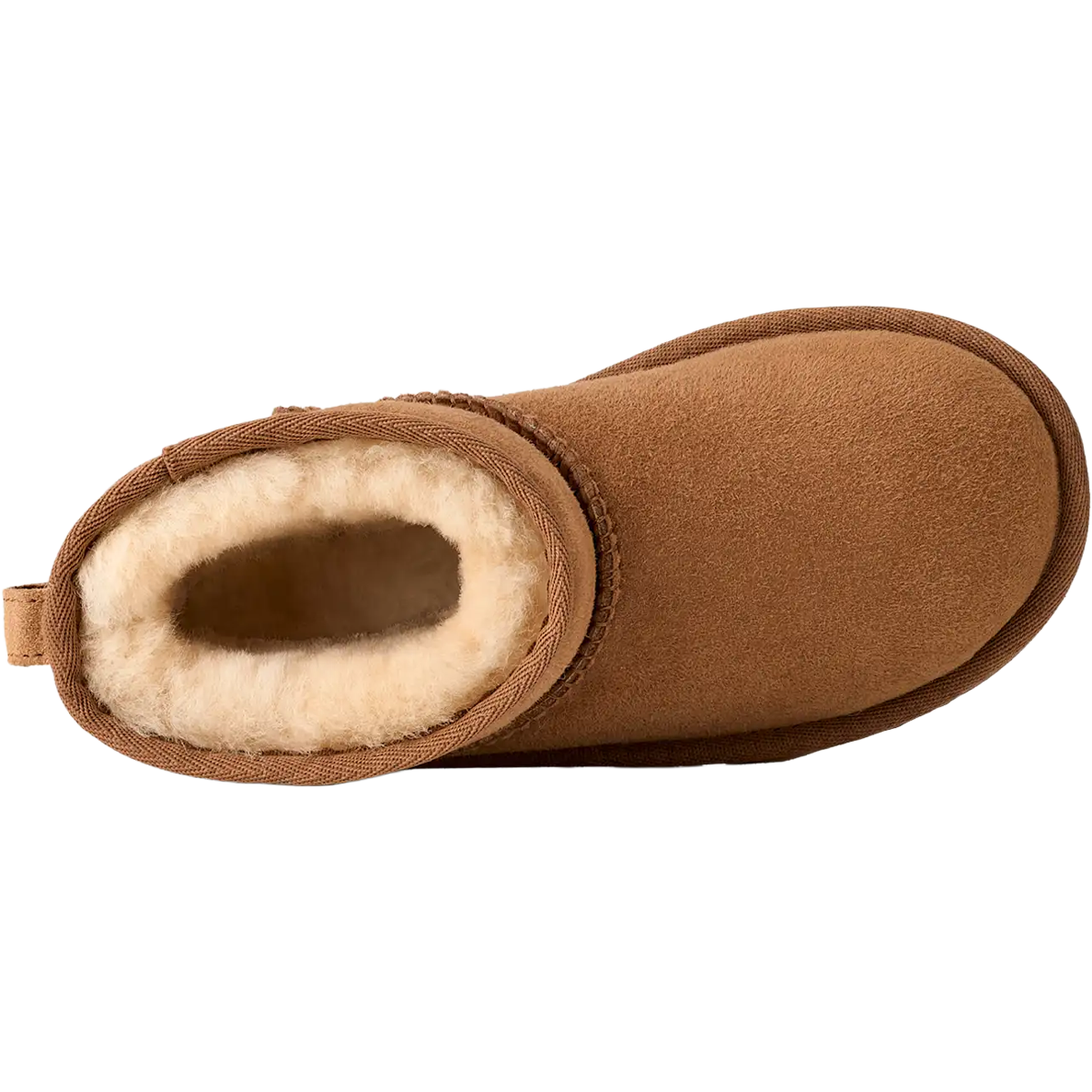 UGG Youth Classic Mini II in Chestnut top view