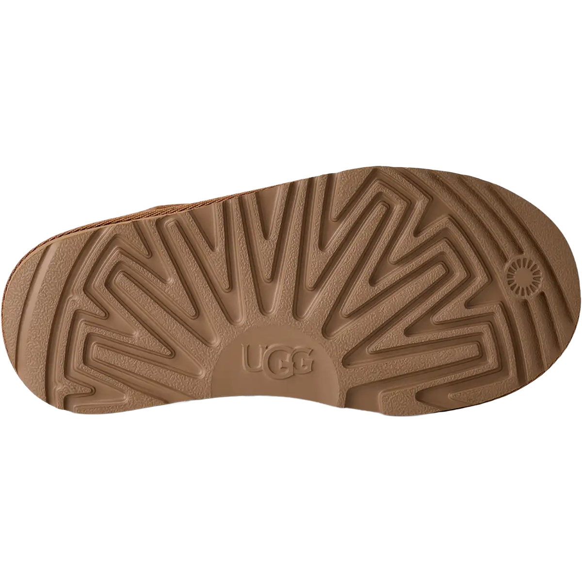 UGG Youth Classic Mini II in Chestnut bottom view