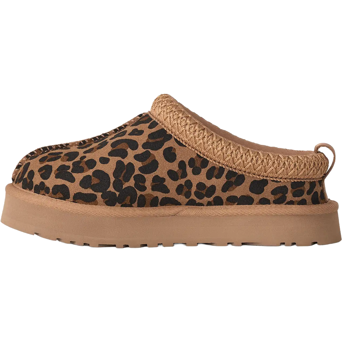 UGG Youth Tazz Spotted in Tan left facing