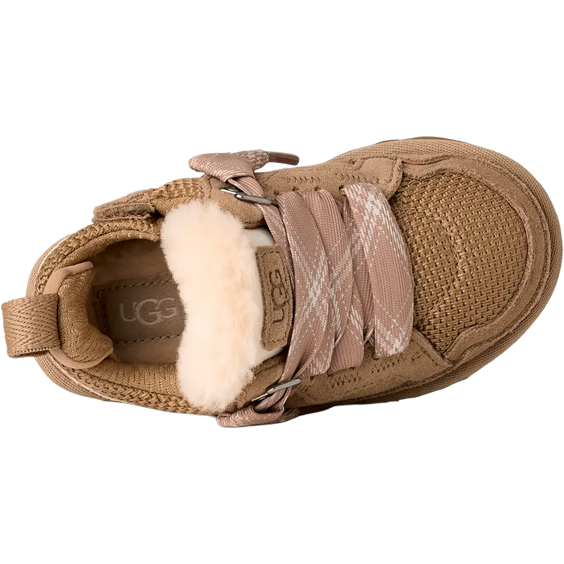 UGG Youth Lowmel in Sand top view