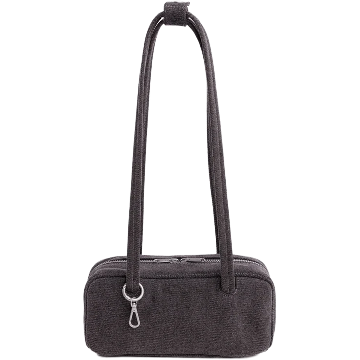 Small Denim Bowler Bag alternate view