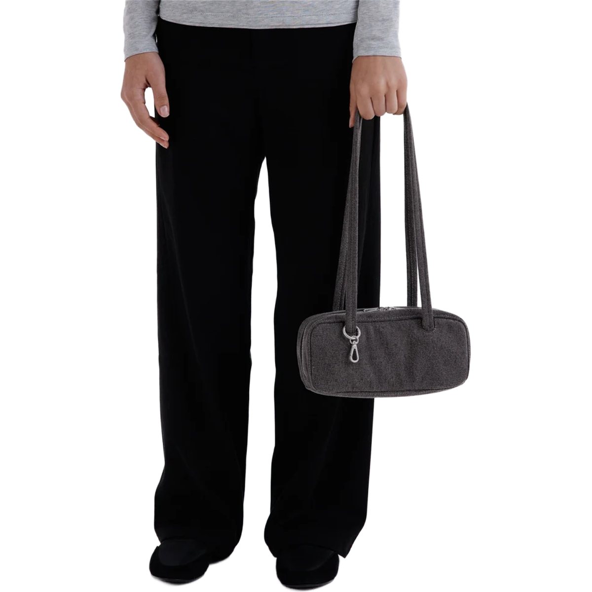 Small Denim Bowler Bag alternate view