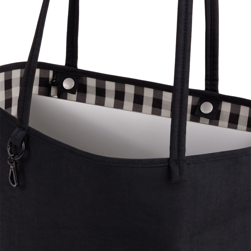 Medium Nylon Reversible Tote, Baggu Medium Nylon Reversible Tote strap and charm loop