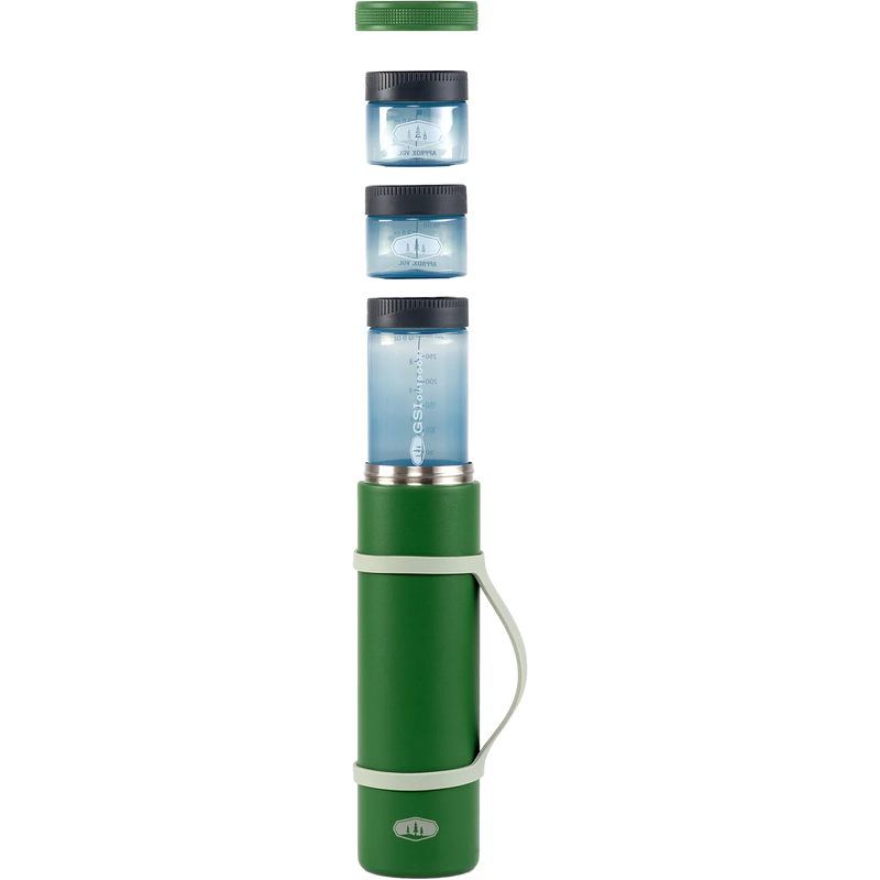 Travel Stack 3 Piece Container Set, GSI Outdoors Travel Stack 3 Piece Container Set Stacked