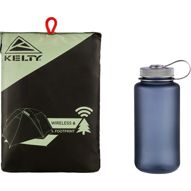 Wireless 6 Footprint, Kelty Wireless 6 Footprint size comparison