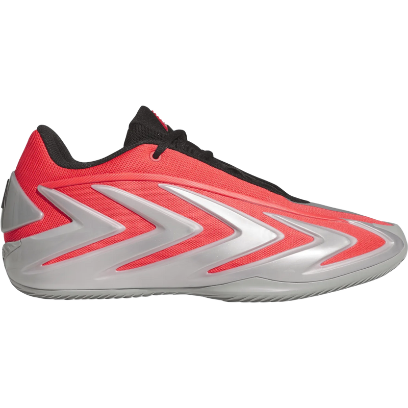Adidas Anthony Edwards 3 in Lucid Red Silver and metallic